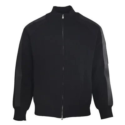 Acne Studios Stand-Collar Full-Zip Knit Track Jacket
